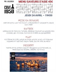 MENU SAVEURS D'ASIE